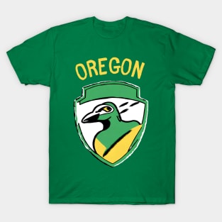 Arena Sports of Oregon Football Player Team Spirit of American Football Game Day T-Shirt